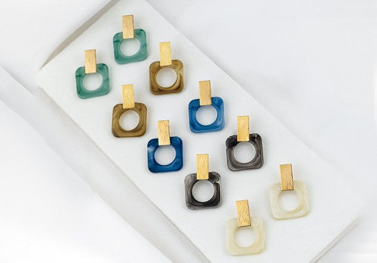 Boucles d'oreilles Ava (coloris au choix)