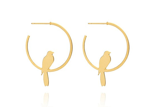 Boucles d'oreilles Canary Hoop
