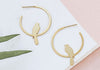 Boucles d'oreilles Canary Hoop