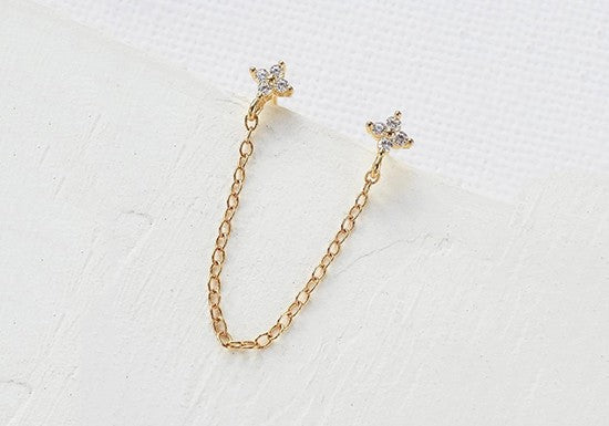 Boucles d'oreilles Daffodil Double (coloris au choix)