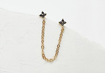 Boucles d'oreilles Daffodil Double (coloris au choix)