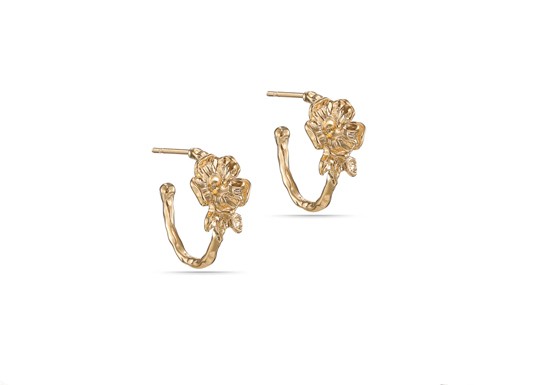 Boucles d'oreilles Flora hoop