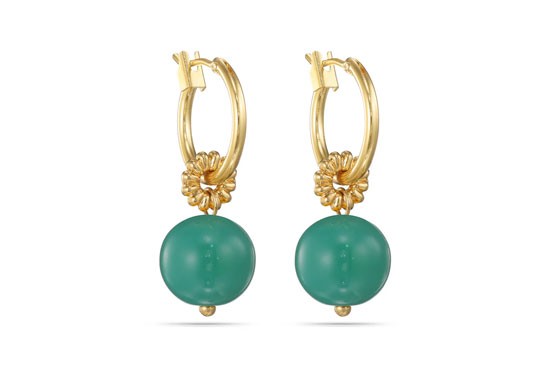 Boucles d'oreilles Lara hoop (coloris au choix)