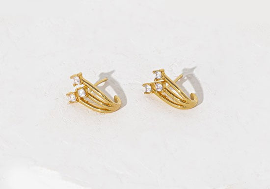 Boucles d'oreilles Midnight Post