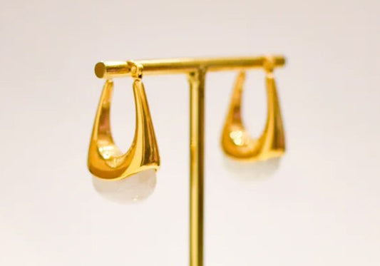 Boucles d'oreilles Okan blanc