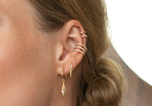 Boucles d'oreilles Rockfeller Hoop