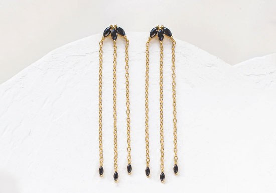 Boucles d'oreilles Royal (couleur au choix)