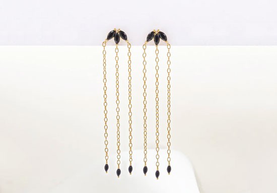 Boucles d'oreilles Royal (couleur au choix)