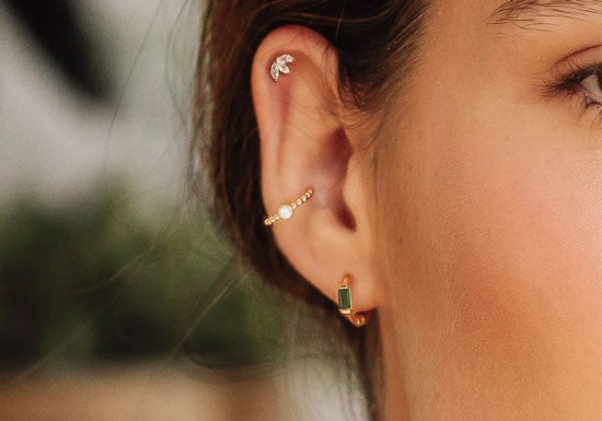 Boucles d'oreilles Ryan small (coloris au choix)