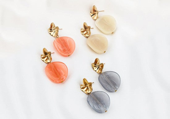 Boucles d'oreilles Sabine (coloris au choix)