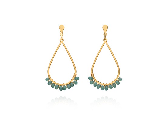 Boucles d'oreilles Sahara (coloris au choix)