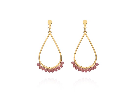 Boucles d'oreilles Sahara (coloris au choix)