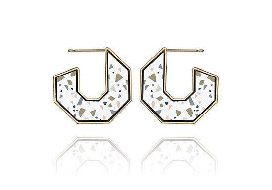 Boucles d'oreilles Symmetry (coloris au choix)