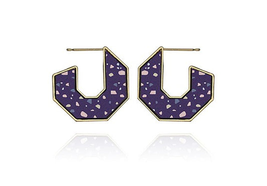 Boucles d'oreilles Symmetry (coloris au choix)