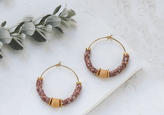 Boucles d'oreilles Tangier (coloris au choix)