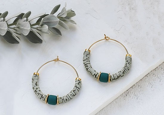 Boucles d'oreilles Tangier (coloris au choix)