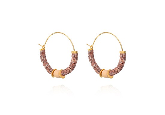 Boucles d'oreilles Tangier (coloris au choix)