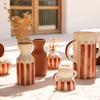 Vase en céramique Mediterranea - Rayures
