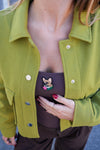 Broche Bouledogue français