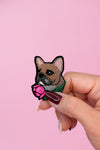 Broche Bouledogue français