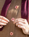 Kit Boutons Fleur rose