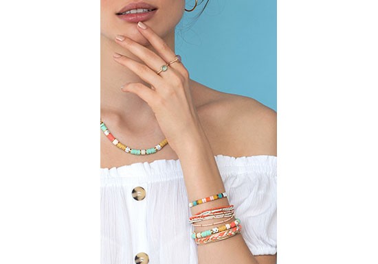 Bracelet Mykonos argenté