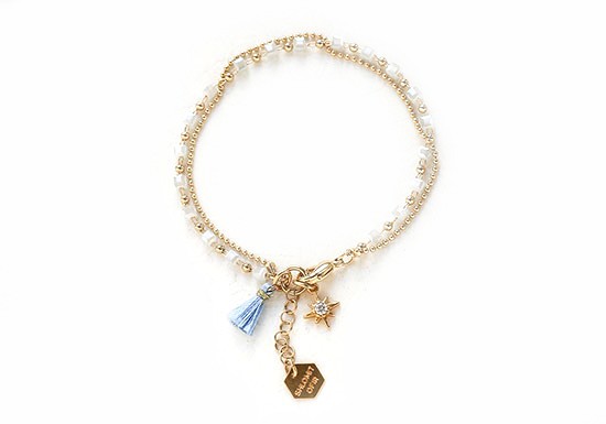 Bracelet Mythos double ( coloris au choix)