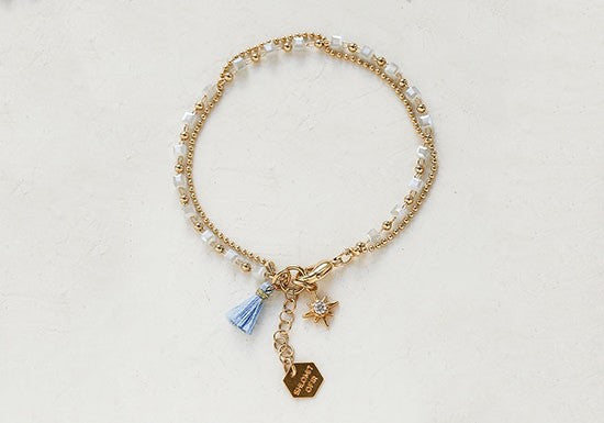 Bracelet Mythos double ( coloris au choix)