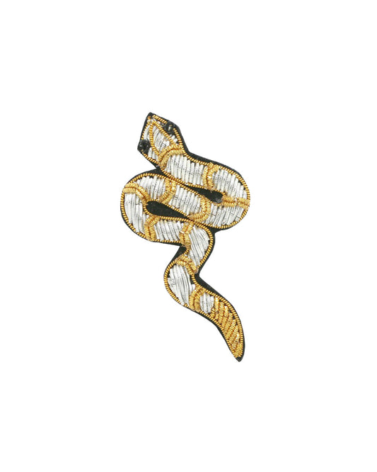 Broche Serpent doré