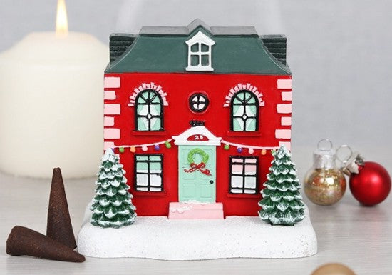 Brûleur d'encens Maison de Noël