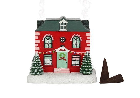 Brûleur d'encens Maison de Noël