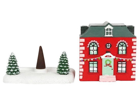 Brûleur d'encens Maison de Noël