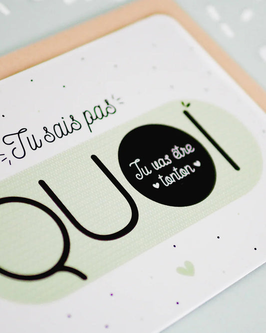 Carte à gratter Tonton