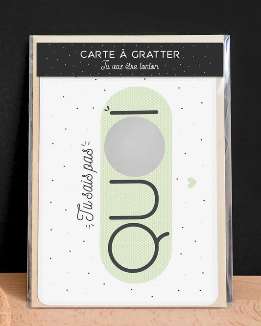 Carte à gratter Tonton
