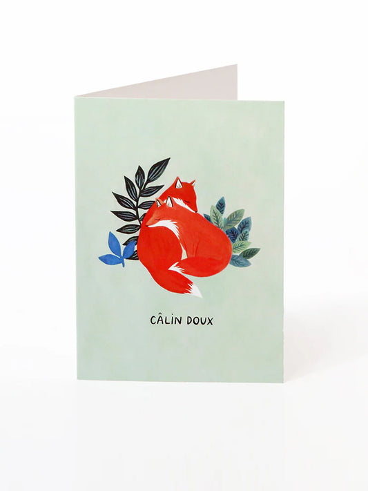 Carte postale - Câlin doux
