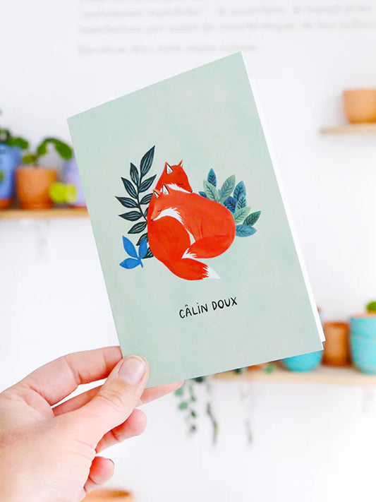 Carte postale - Câlin doux