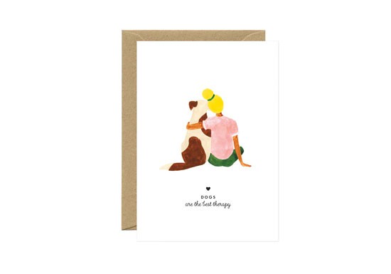 Carte postale Dog Therapy