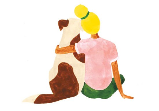 Carte postale Dog Therapy