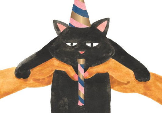Carte postale Whatever cat birthday