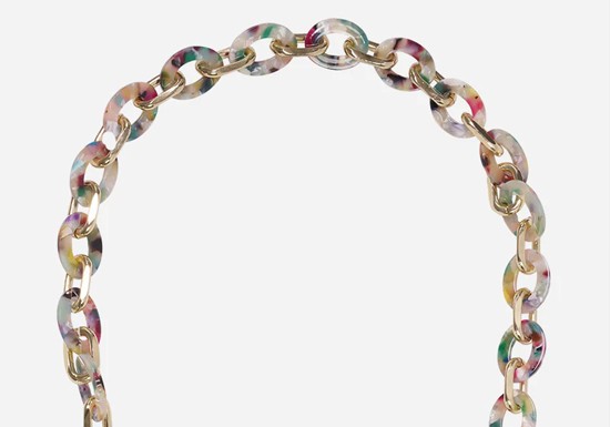 Chaîne Téléphone Cassy écailles (coloris au choix)