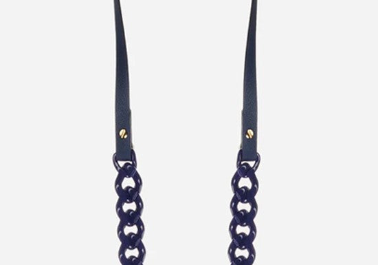 Chaîne Téléphone Giorgia bleu marine