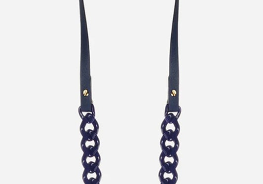 Chaîne Téléphone Giorgia bleu marine