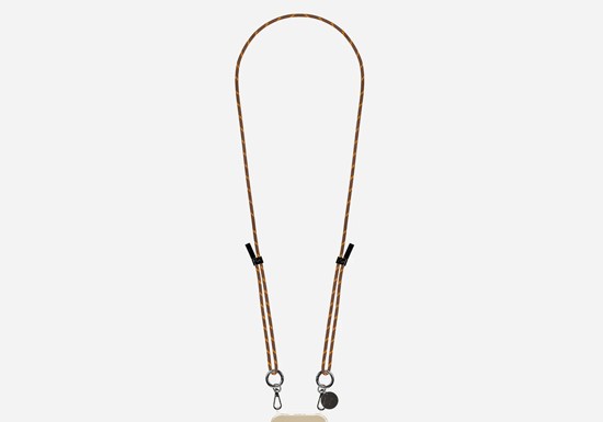 Chaîne Téléphone Liam marron