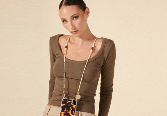 Chaîne Téléphone Iris (coloris au choix)