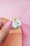 Pin's Chat féérique