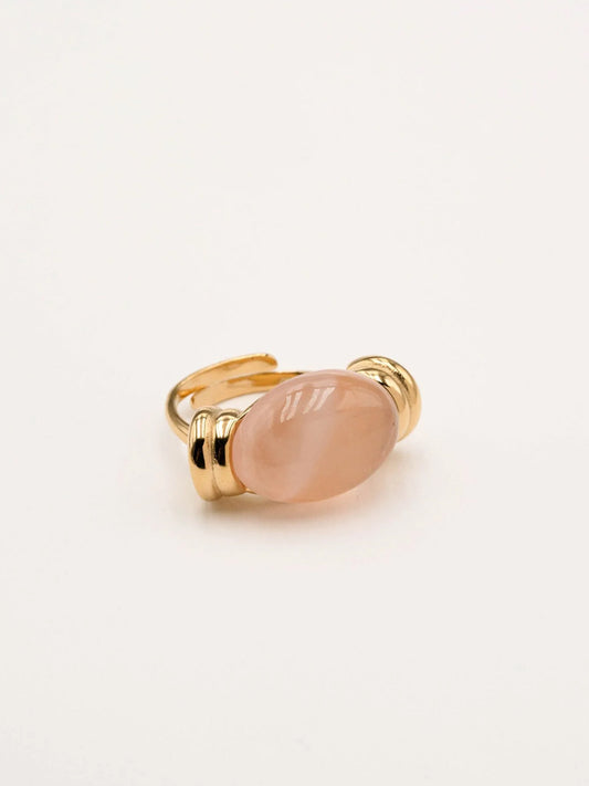 Bague Claryssia - Quartz rose