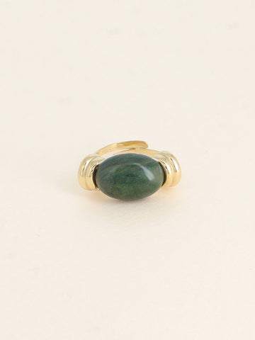 Bague Claryssia - Jaspe vert
