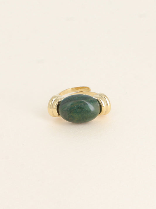 Bague Claryssia - Jaspe vert