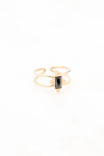Bague Claudia - Noir