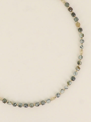 Collier Clémence - Agate verte